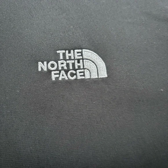 The North Face Sweatshirt Black Dark Gray Glacier Fleece 1/4 Zip Pullover XL - Picture 8 of 8